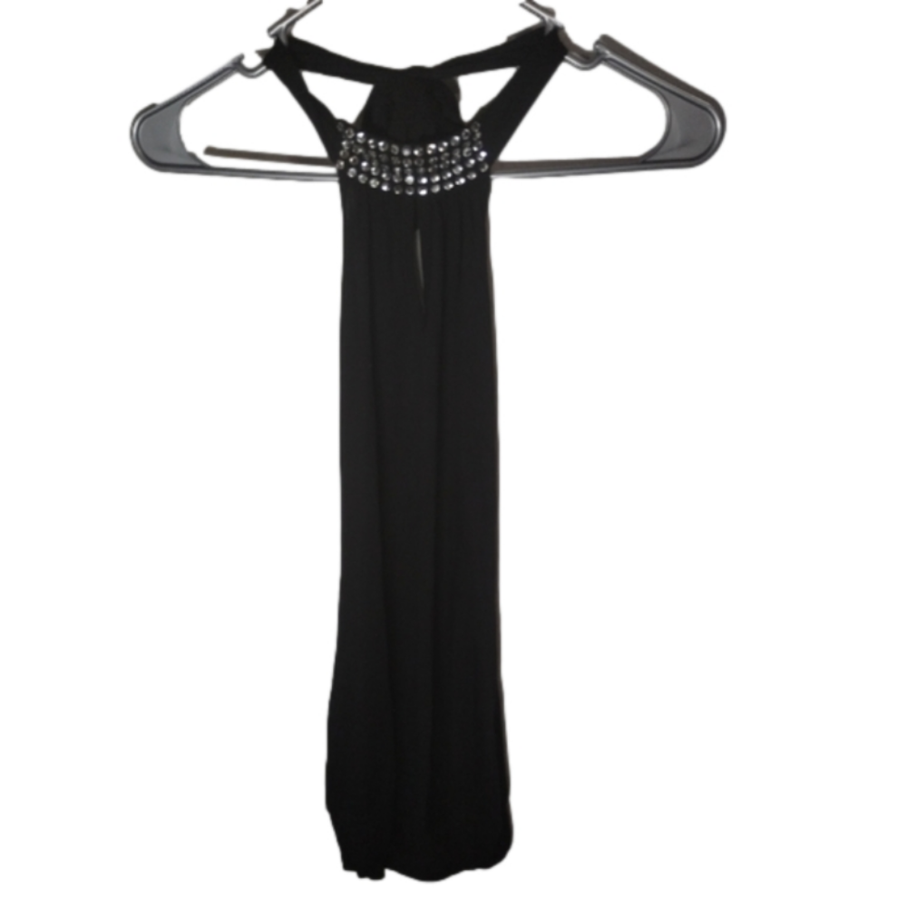 Women's injoy Short Black Dress with open back